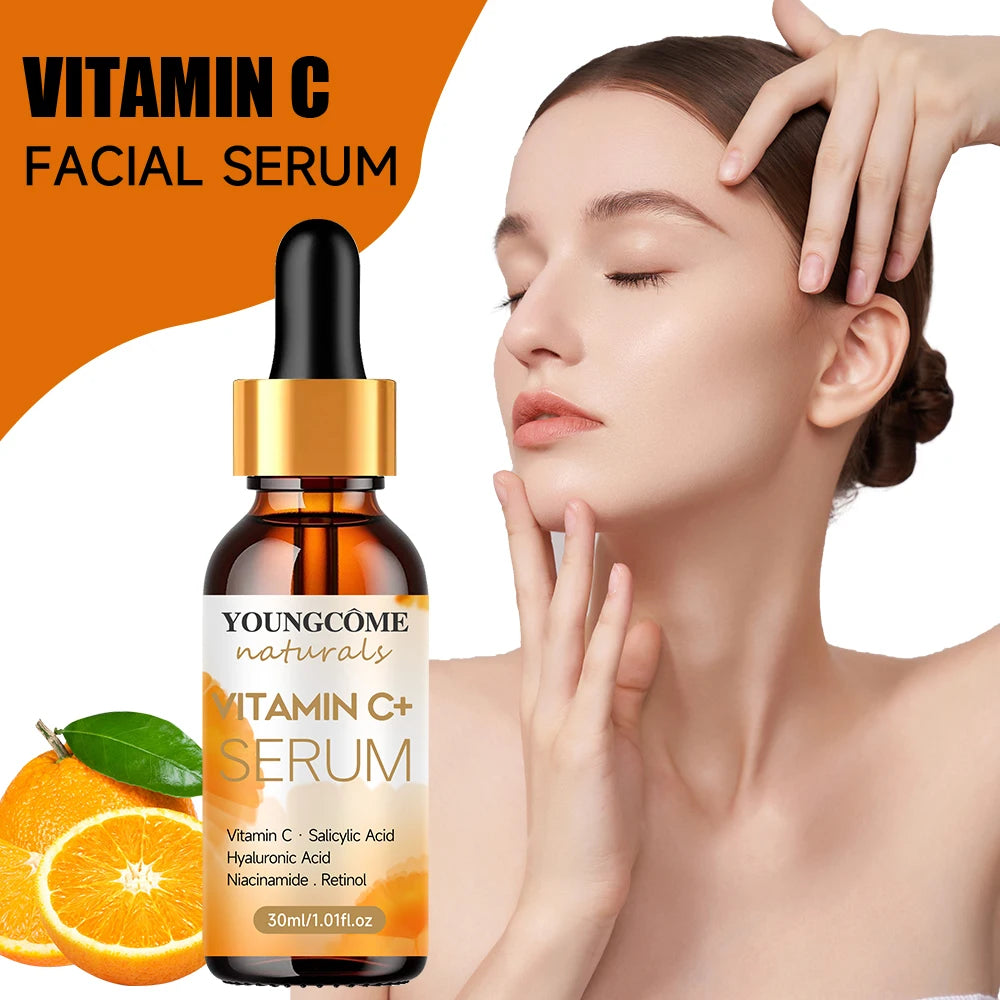 YOUNGCOME Facial essence Anti-aging Essence containing vitamin C,hyaluronic acid and retinol, Improves elasticity, Heals dryskin Peaceful Pleasures Health and Wellness