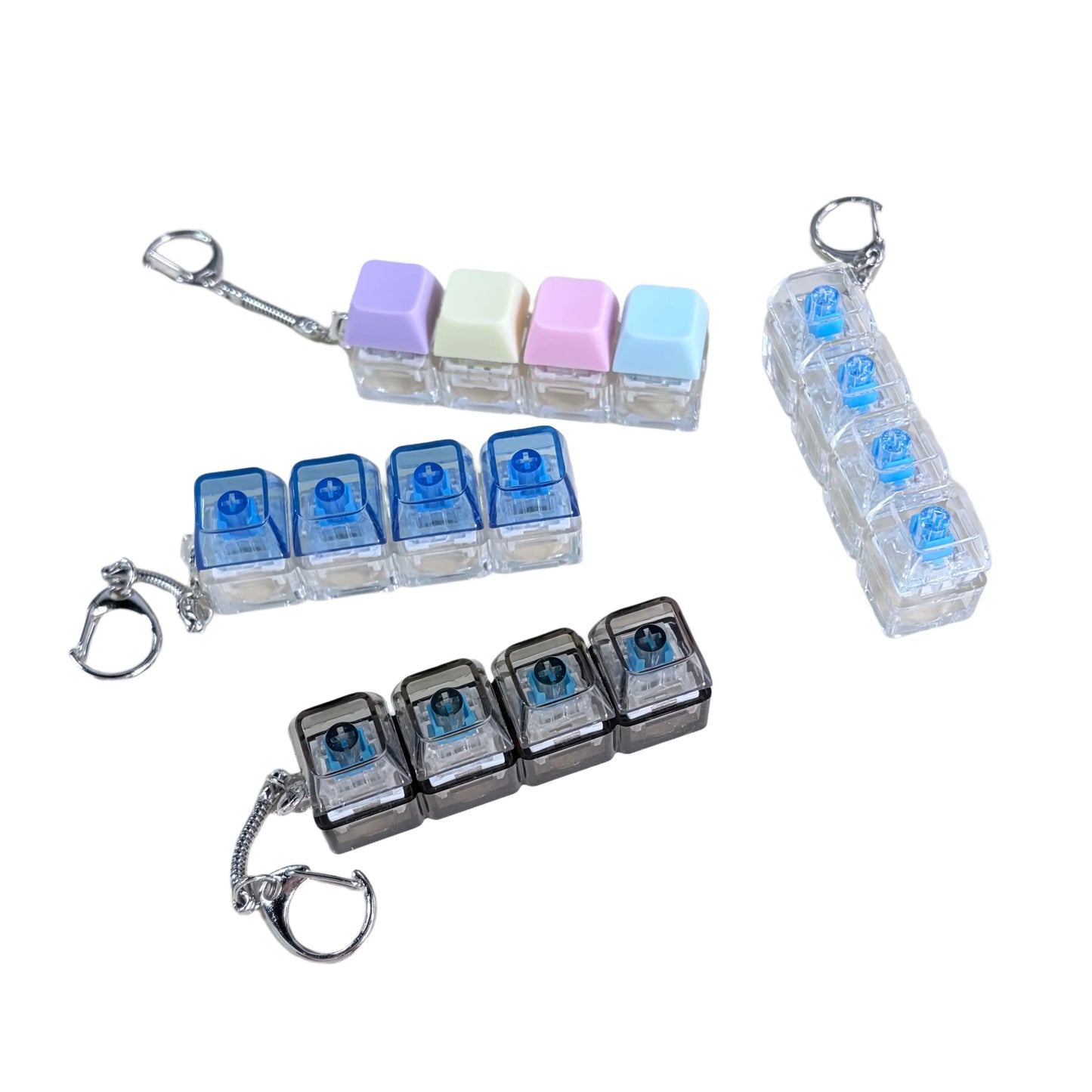 Mini Keyboard Fidget Keychain Toy | Sensory Desk Toy for Adults