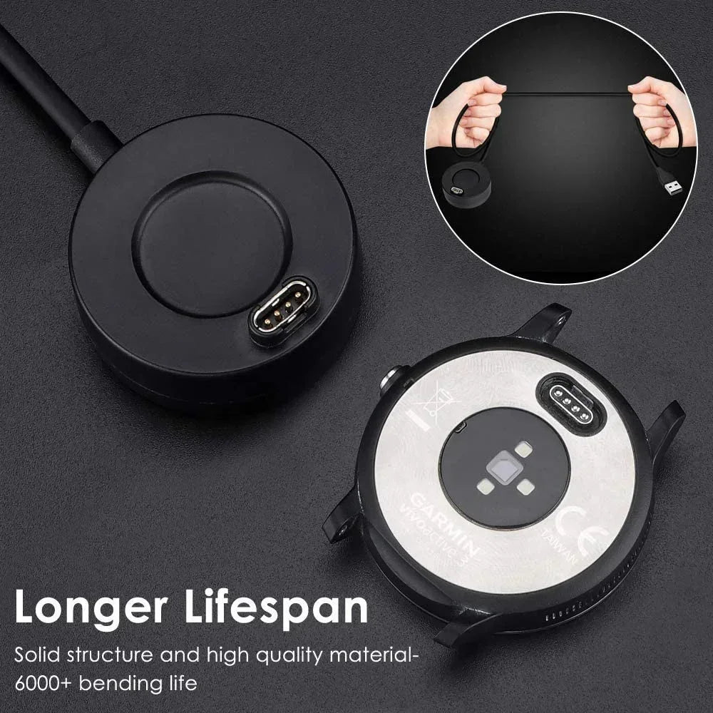 2025 Charger Dock for Garmin Fenix 5 5S 5X 6 6S 6X 6Pro 7 7X Plus 8 / Venu 2 2S Sq Vivoactive 3 4 Charging Cable Stand Station Peaceful Pleasures Health and Wellness