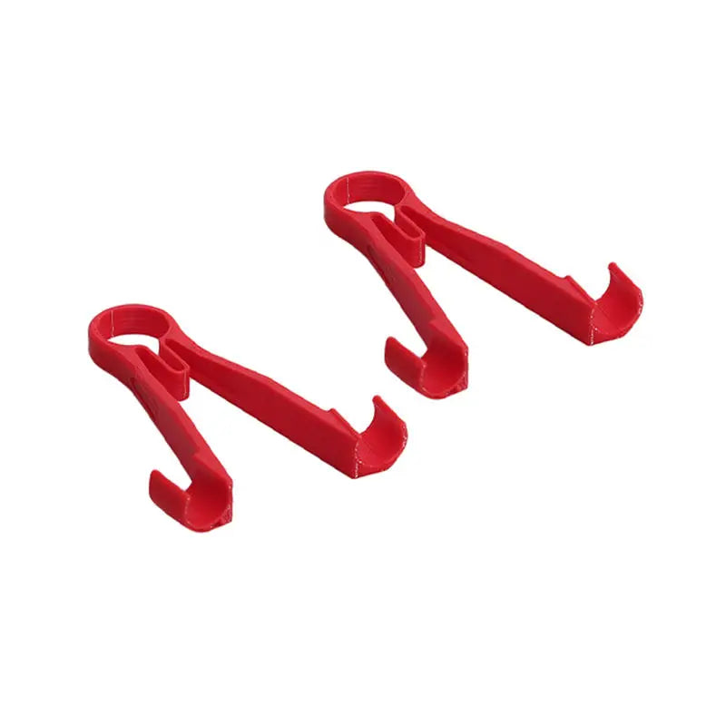 2Pcs 3D Printed Multimeter Probe Holder Universal Test Lead Clip Stand for Electronic Testing Multimeter Accessory Peaceful Pleasures Health and Wellness red