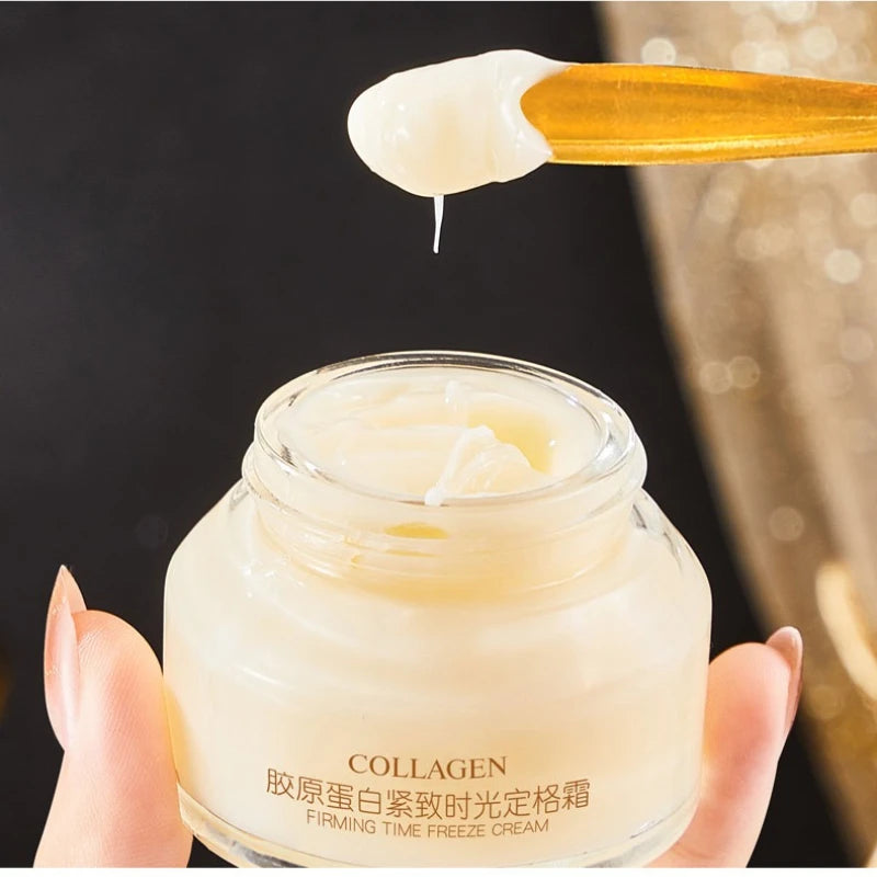 Collagen Cream Lifting Firming Cream MoisturizingReduces Wrinkles & Fine Lines Brighten 50g Peaceful Pleasures Health and Wellness