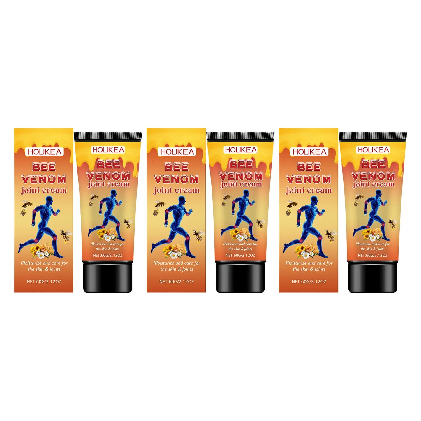 HOUKEA Bee Venom & Propolis Body Cream – 60g Moisturizer