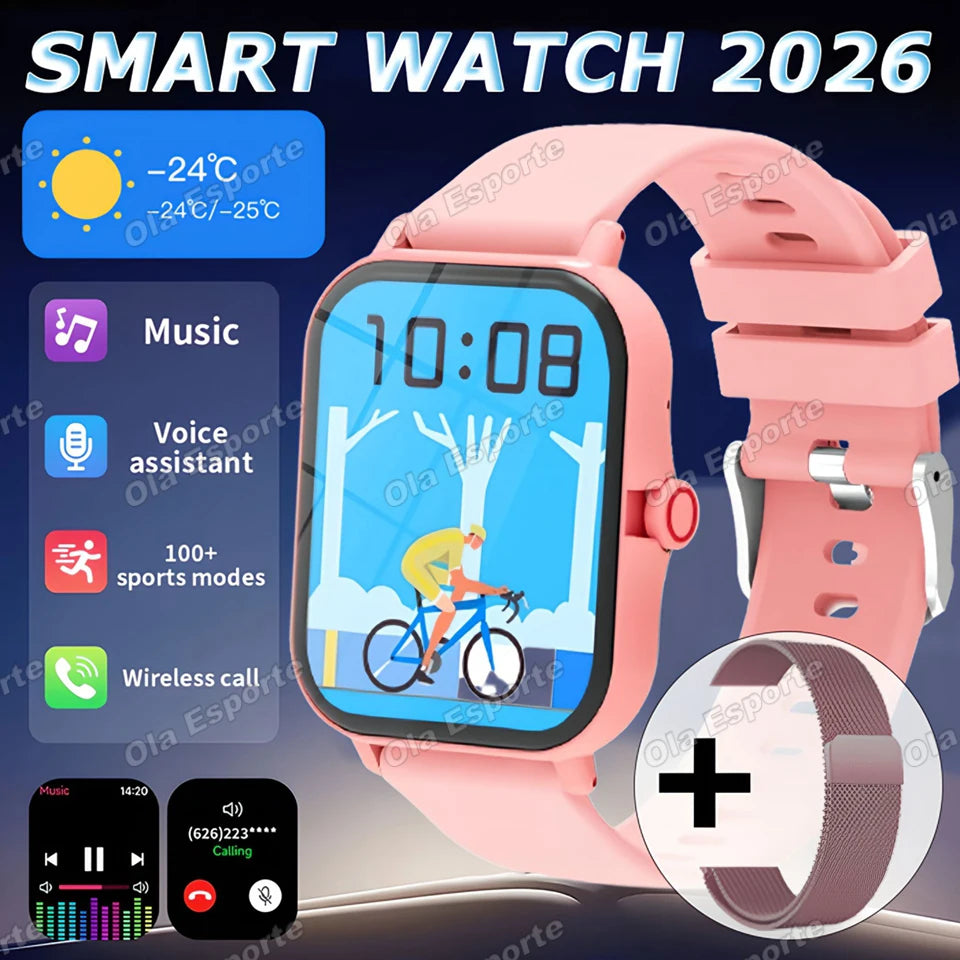 New Smart Watch Gps Tracking Bluetooth Call Message Alert Music Player Heart Rate Monitor Pedometer Smart Watch for Android IOS Peaceful Pleasures Health and Wellness Pk20Milan