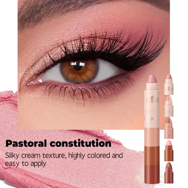 5-in-1 Eyeshadow Pencil Kit | Matte Shimmer Highlight Makeup