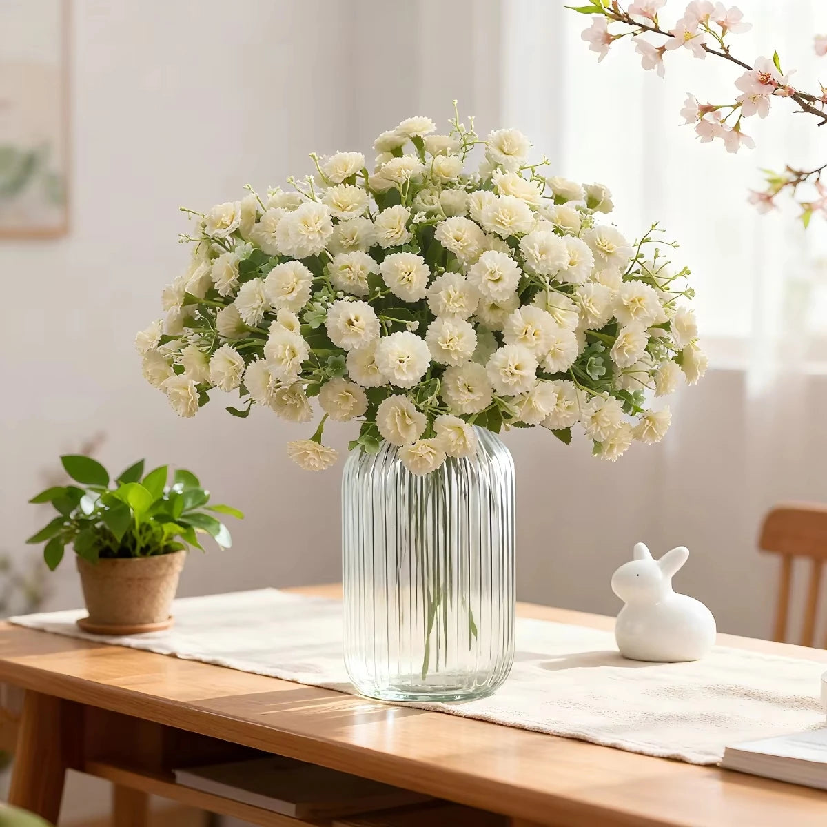 Artificial Silk Hydrangea Flowers for Wedding, Home & Party