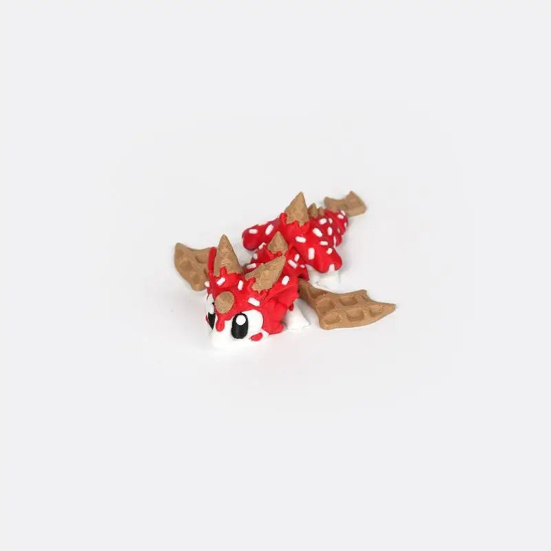 3D Printed Dragon Fruit Dragon & Egg Desktop Ornament