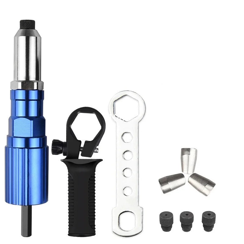 Electric Rivet Gun Drill Adapter 2.4–4.8mm | Cordless Riveting Tool Peaceful Pleasures Health and Wellness