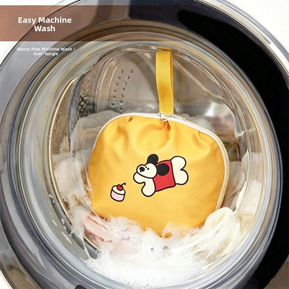 Cartoon Underwear Packing Cube | Large Space-Saving Storage Bag