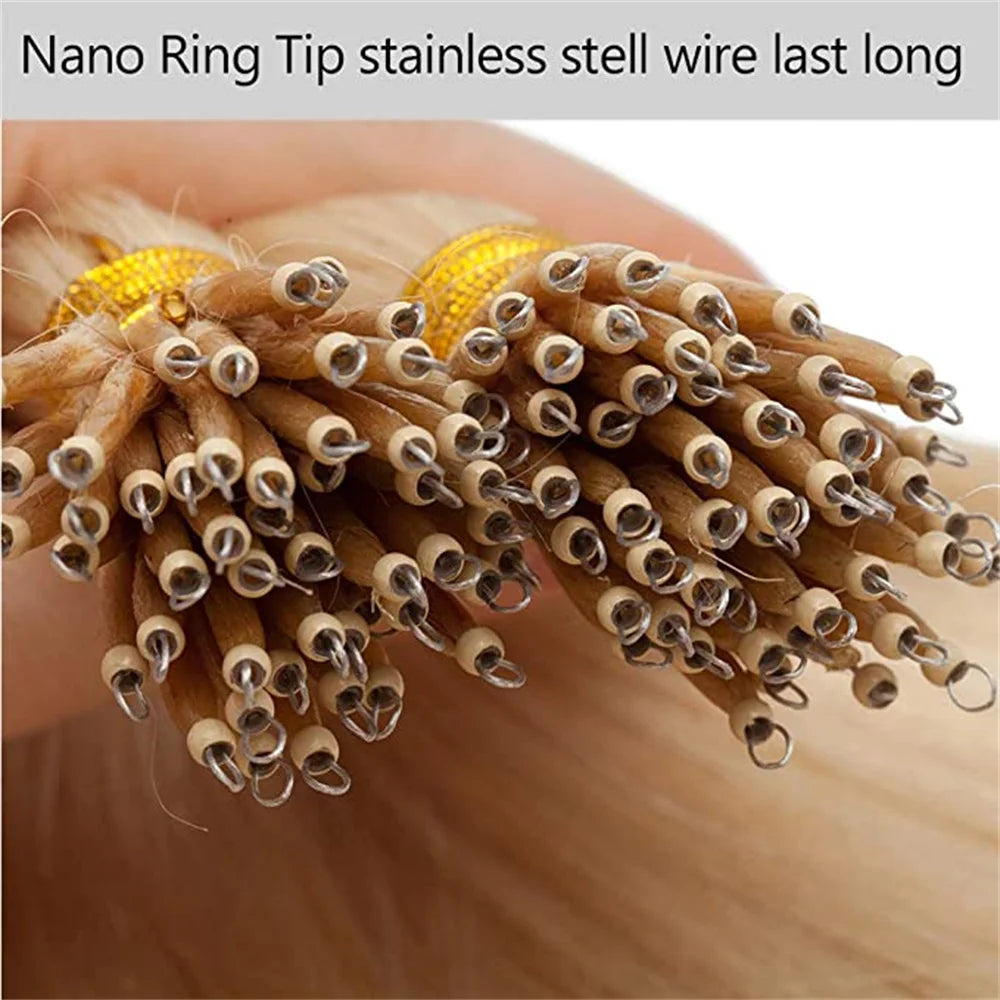 2.5mm Nano Hair Extension Good Quality Easy To Use And Carry Suitable For Birthday Gift Peaceful Pleasures Health and Wellness