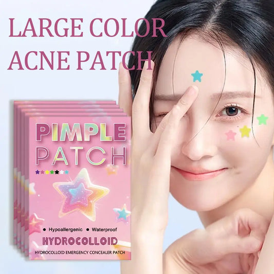 Jaysuing Star-Shaped Colorful Hydrocolloid Pimple Patches – 1400 Count Acne Patch Stickers for Zits, Blemishes & Spots Peaceful Pleasures Health and Wellness