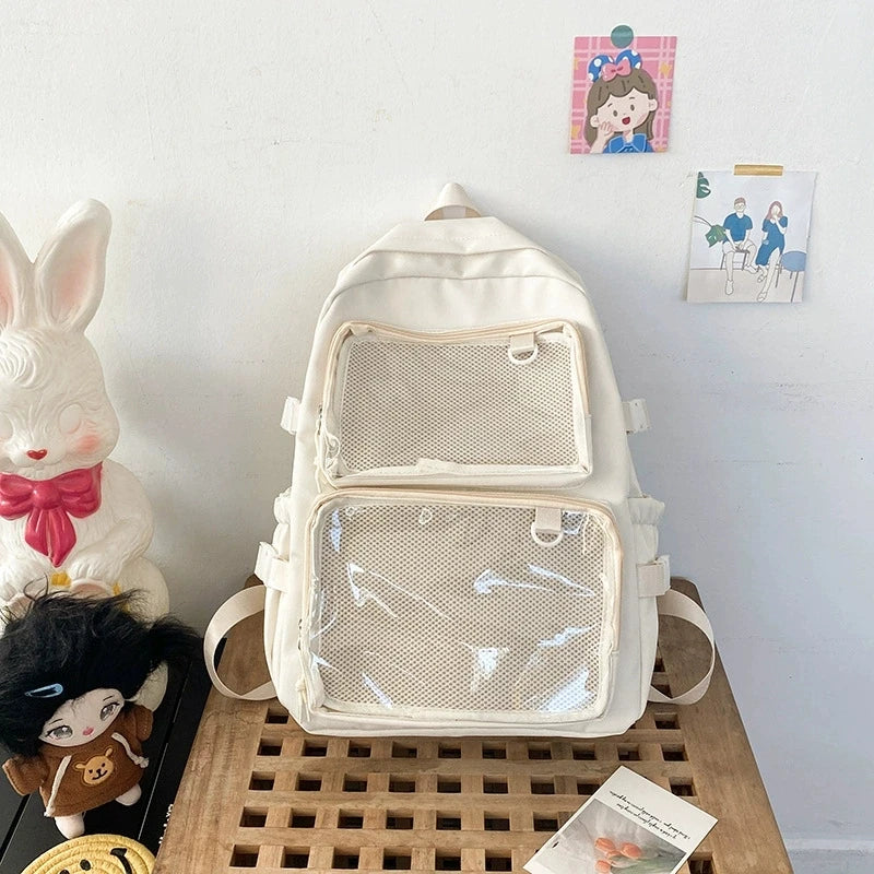 Japanese Ita Bag Transparent Backpack | Anime Pin Display