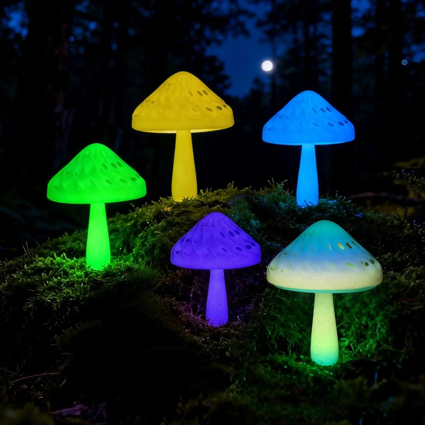 Glow in the Dark PLA Filament 1.75mm – Rainbow/Blue/Green/Purple