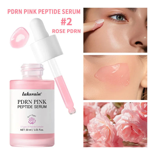 PDRN Pink Peptide Serum – Salmon DNA Hydrating Korean Skincare Face Serum Oasis Select