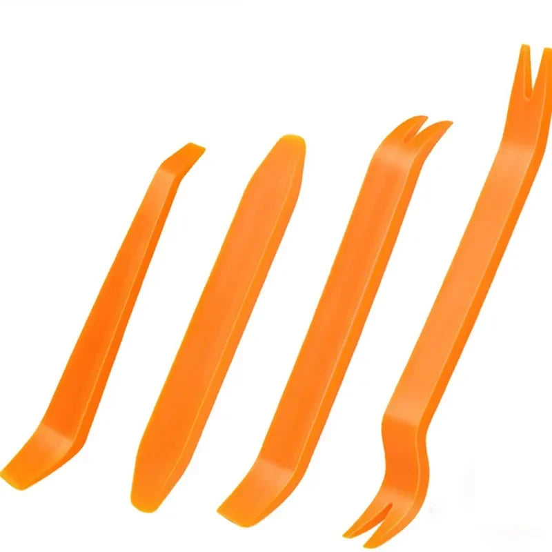 4-Piece Car Trim Removal Pry Tool Kit – Radio & Door Panel Peaceful Pleasures Health and Wellness Orange