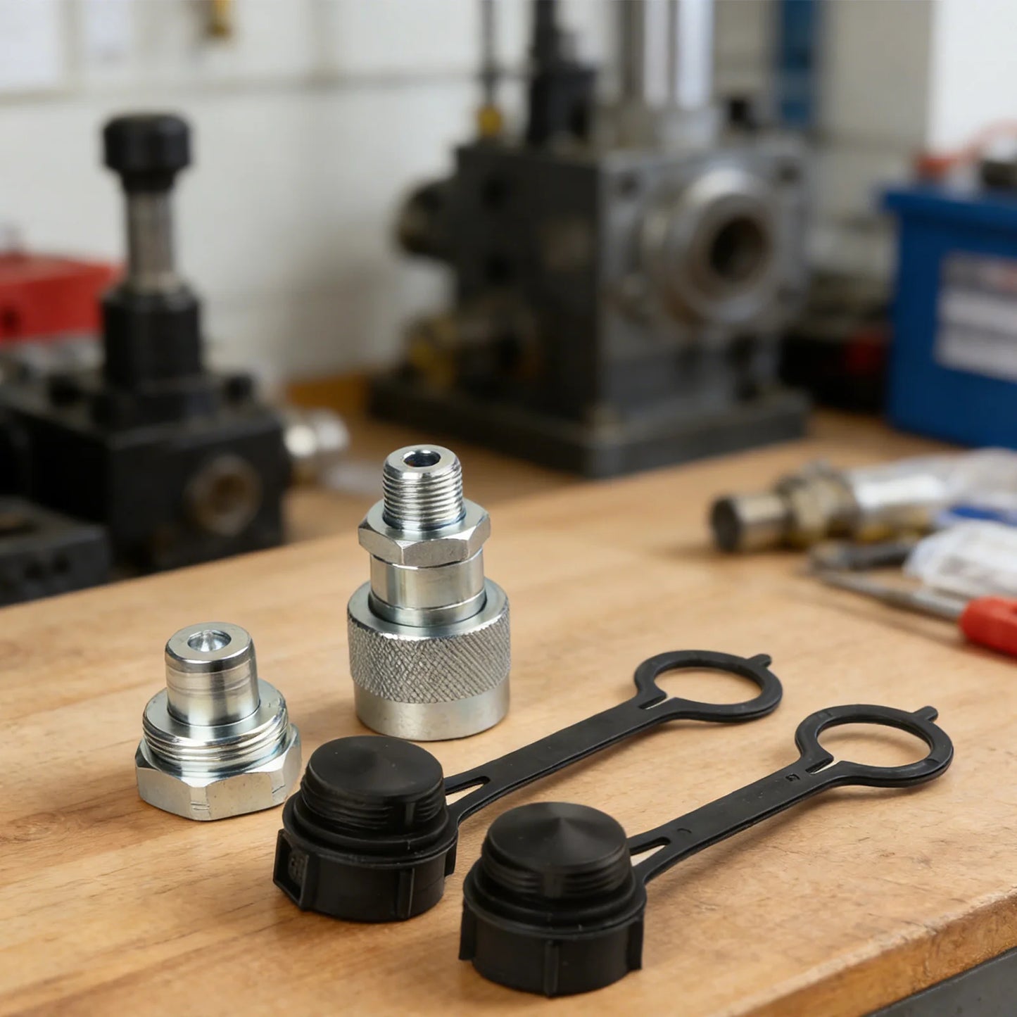 NPT 3 Hydraulic Quick Coupler Intended Jacks Cylinders Rams Built