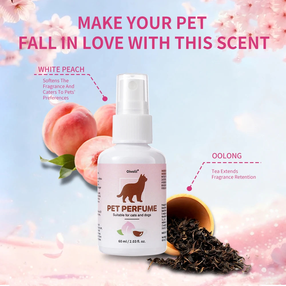 Pet Deodorizing Spray Long Lasting Fragrance Eliminates Body Odor