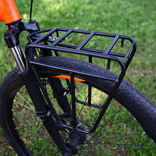 Stable Front Bike Rack, Cycling Luggage Carrier for Fishing Fitness Sports, Outdoor Travel Backpacking Accessories Peaceful Pleasures Health and Wellness