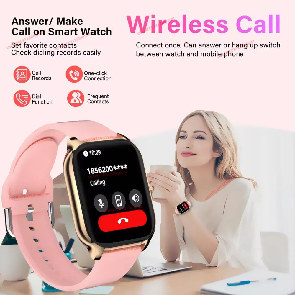 H9 Smart Watch Men Women Sports Fitness Tracker 2.01 HD Screen Bluetooth Talking Blood Pressure Smart Watch For Android IOS Ma27 Peaceful Pleasures Health and Wellness