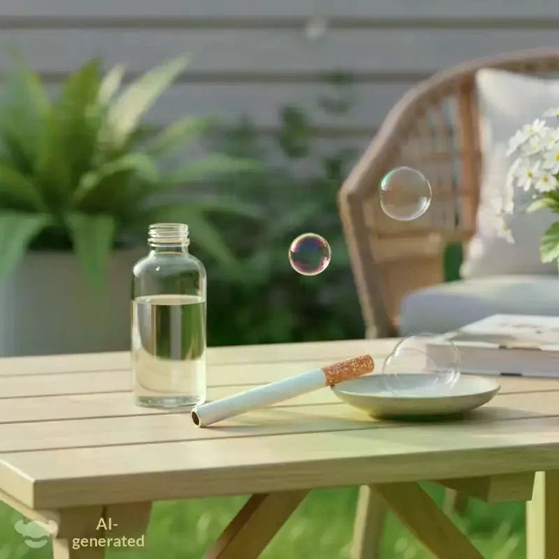 Bubble Cigarette Pipe Fidget Toy Set | Fun Novelty Party Gift