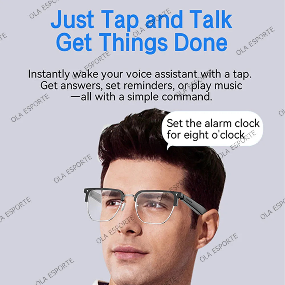 Smart Bluetooth Audio Sunglasses | Air Conduction Headset