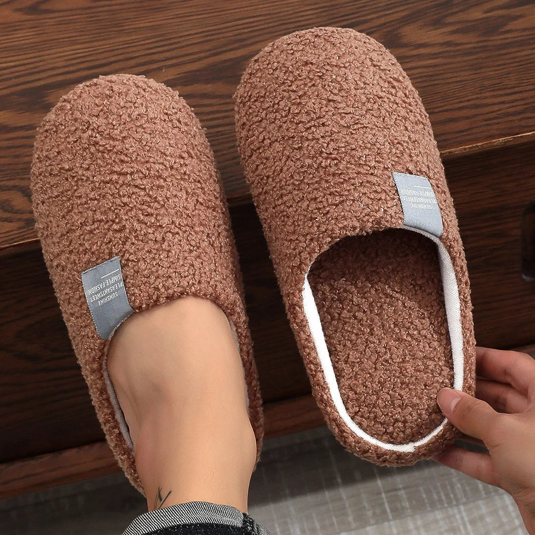 Women's Soft Cotton House Slippers | Cozy Winter Indoor Flats