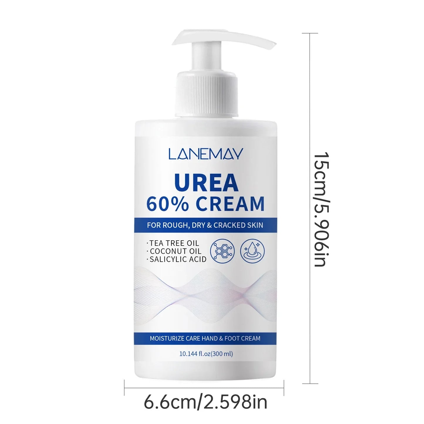 2-Pack Urea 60% Hand & Foot Cream – Tea Tree & Salicylic Acid