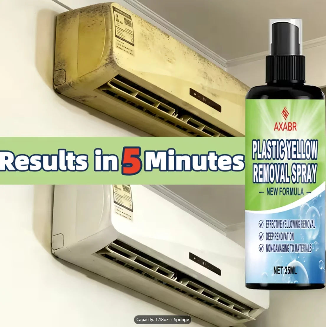 Plastic Restoration & Yellowing Remover Spray 100ml