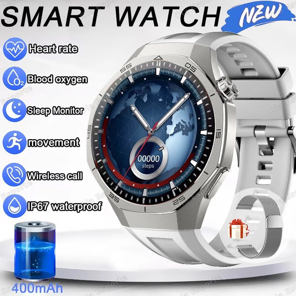 2026 Ola Esporte Smart Watch | Bluetooth Call, ECG & NFC