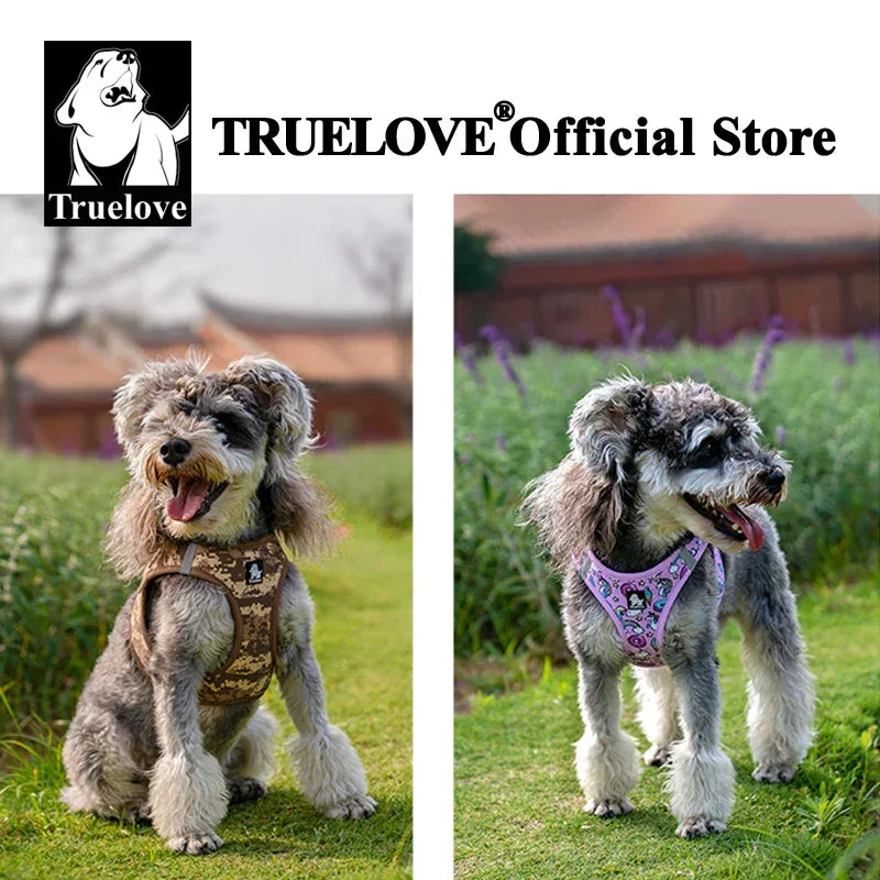 Truelove Pet Harness Soft Air Mesh Adjustable Reflective Pet Vest Small and Medium Breeds No Pull Adjustable Dog Harness TLH3016 Peaceful Pleasures Health and Wellness