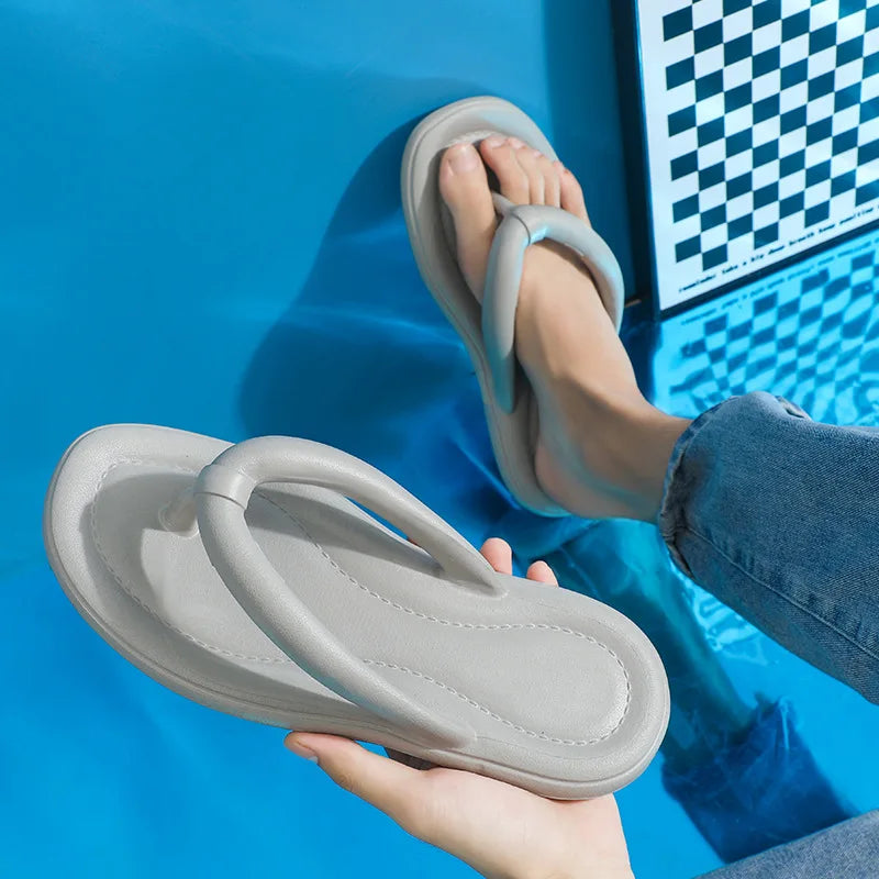 Men's EVA Pillow Flip Flops | Non-Slip Beach Pool Slides