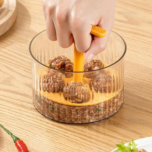 Translucent Meatballs Press Mold Minced Meat Storage Container Household Fried Meatball Making Peaceful Pleasures Health and Wellness