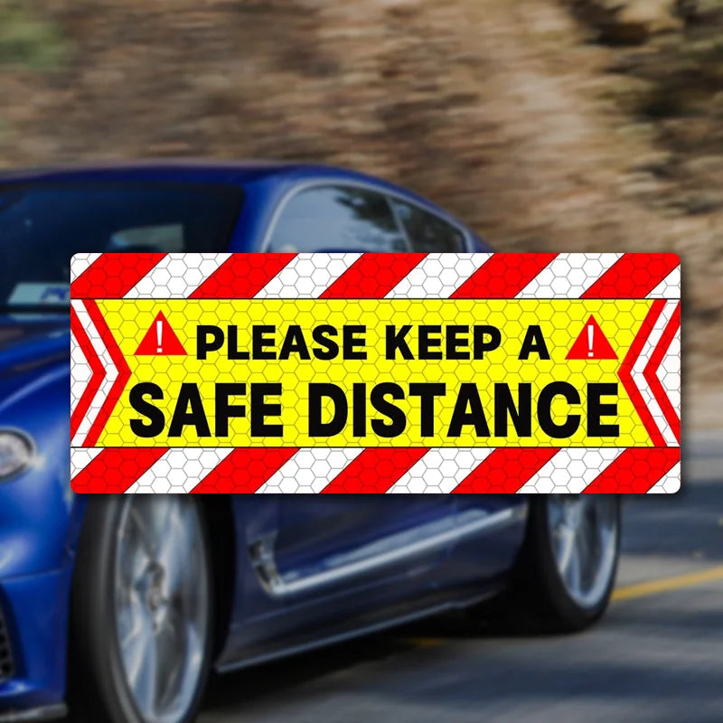 Reflective Student Driver Bumper Sticker – Waterproof Warning