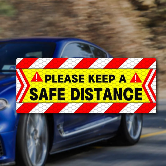 Reflective Student Driver Bumper Sticker – Waterproof Warning Reflective Car Sticker Peaceful Pleasures Health and Wellness