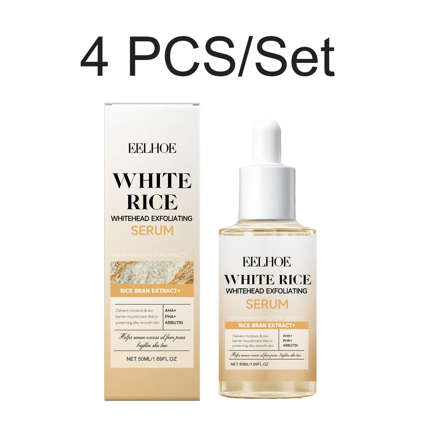 Rice Bran AHA PHA Arbutin Brightening Exfoliating Serum 50ml