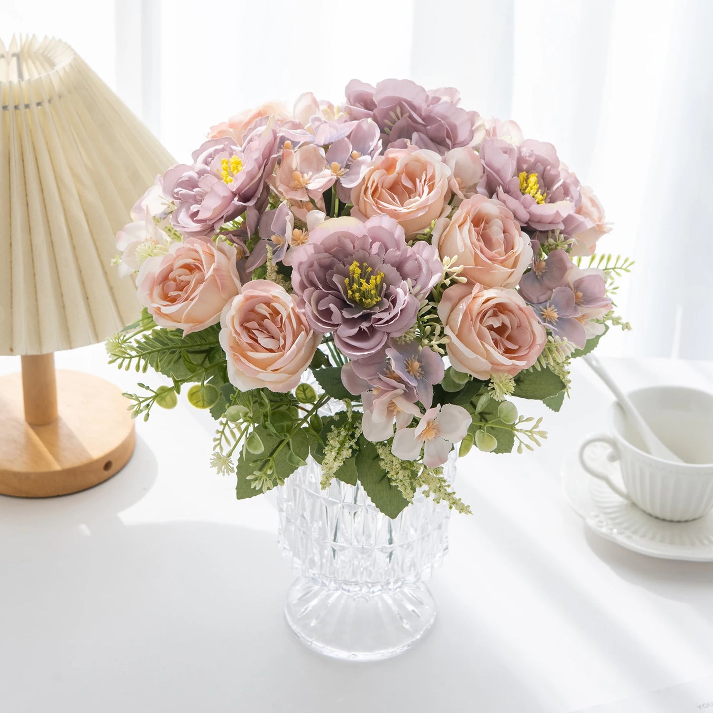 Silk Peony Artificial Flower Ball – Wedding & Home Decor