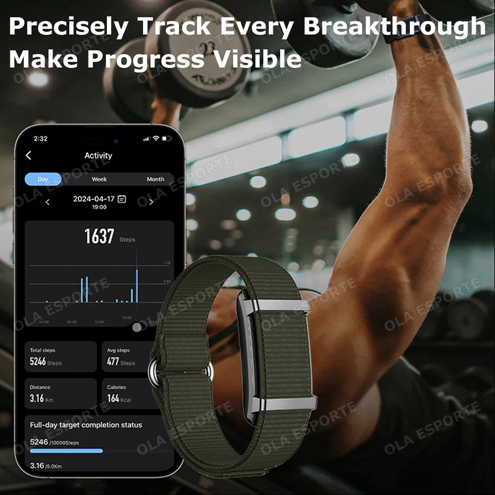 Ola Esporte No-Screen Fitness Tracker Bracelet | IP68 Smart