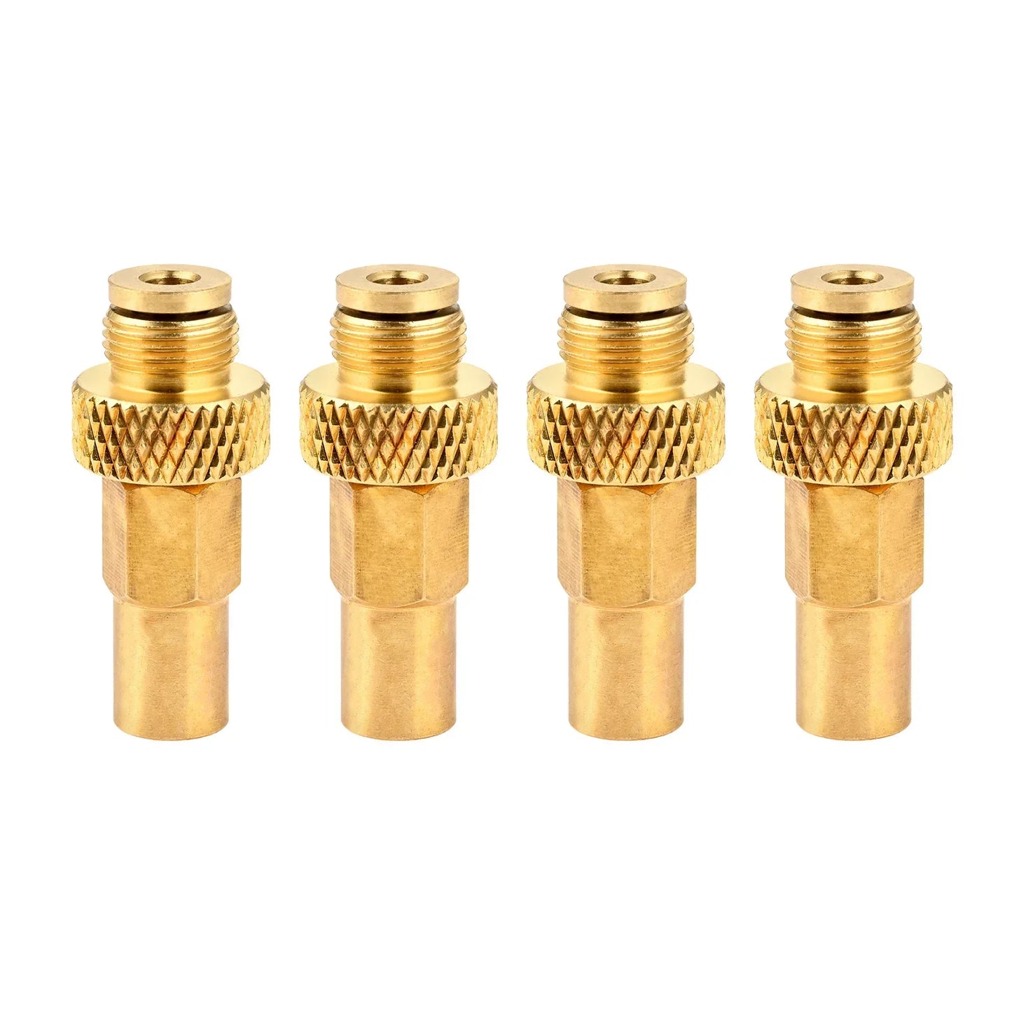 4-Pack Copper LPG Gas Valve Adapter – Universal Male Connector