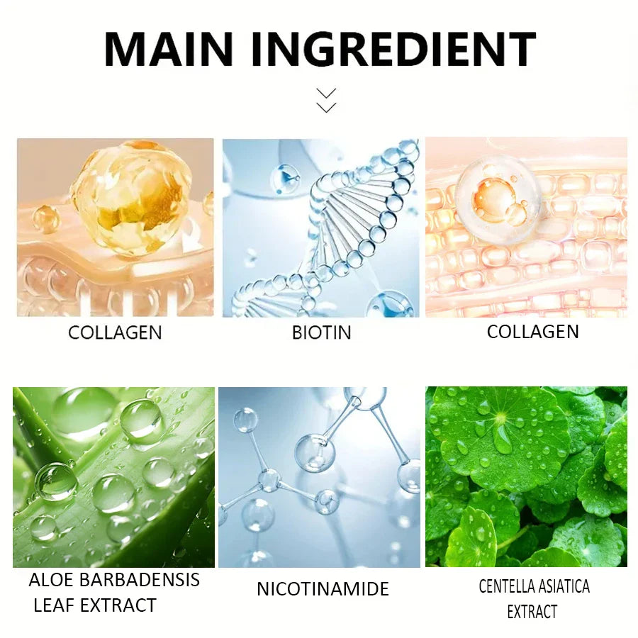 Collagen & Biotin Peel Mask – Deep Hydration Day & Night