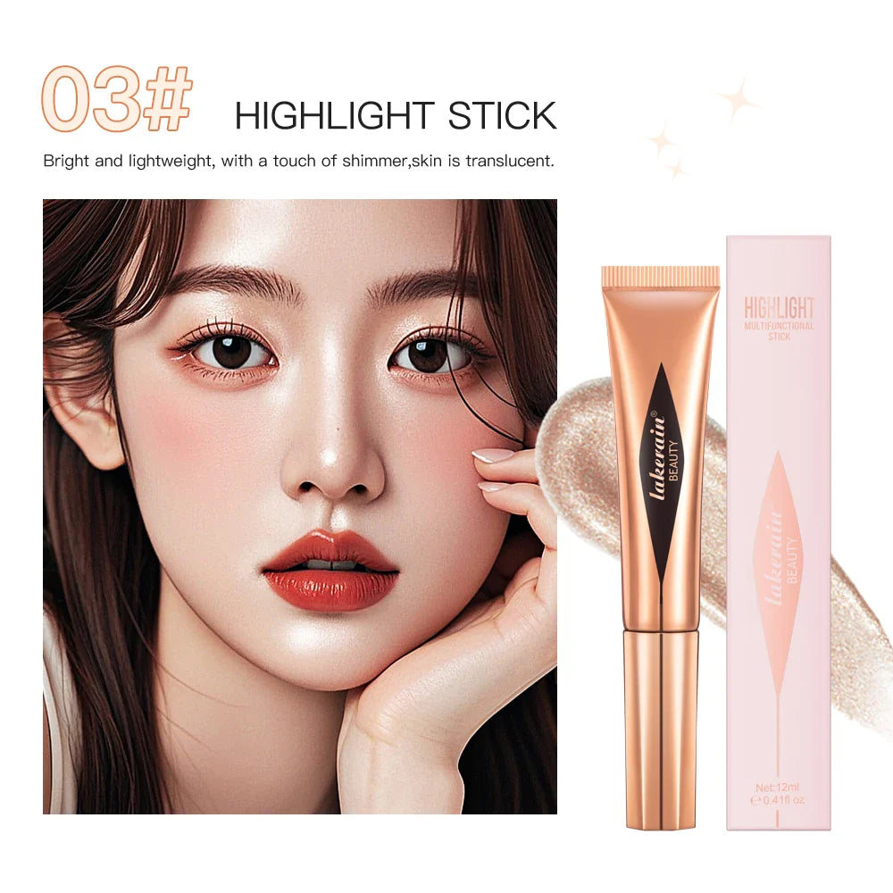 3-in-1 Bronzer Blush & Highlighter Contour Wand Stick