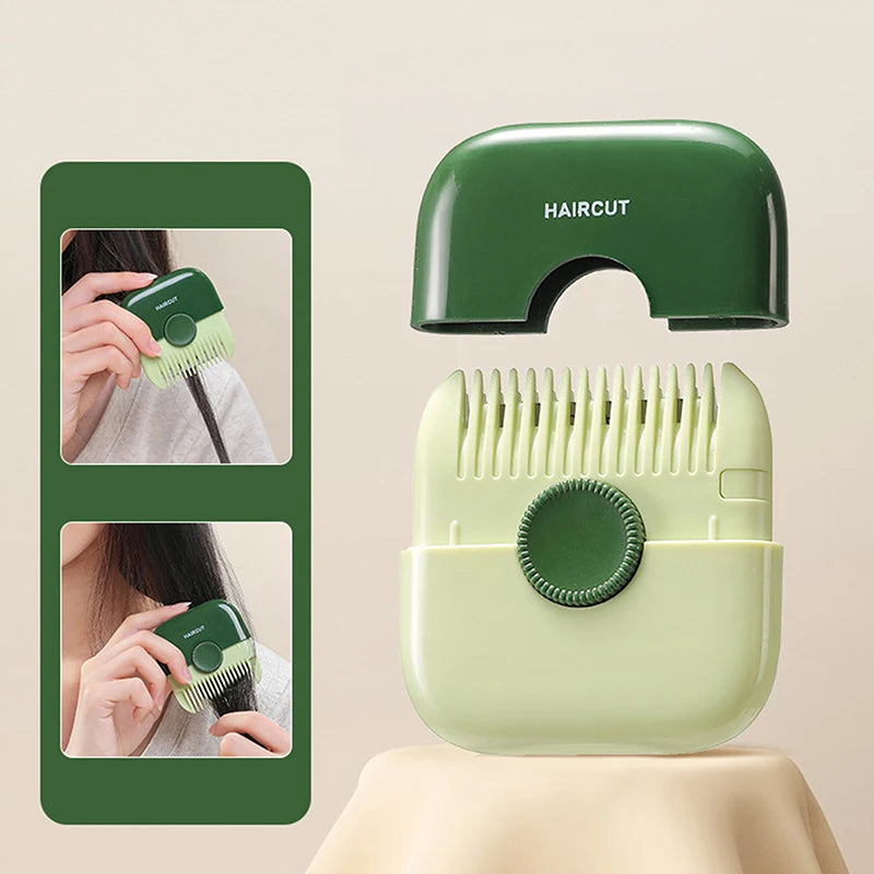 2-In-1 Hair Trimmer And Comb For All Hair Types Peaceful Pleasures Health and Wellness Green