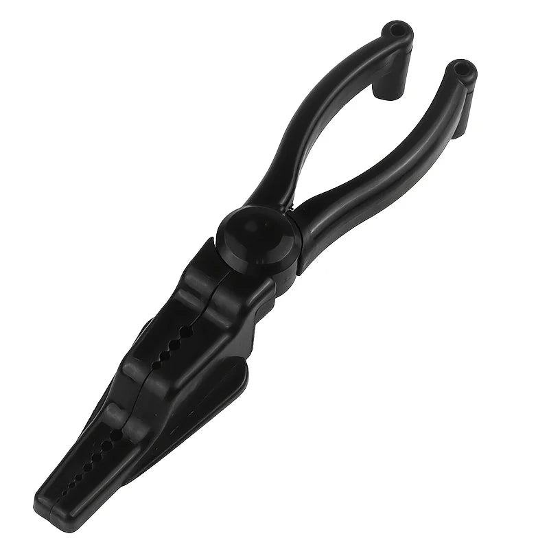 Pointed Nose Nail Pliers Cement Steel Nails Pointed Nose Pliers Safety Hand Guard Nail Hammering Assistant Nail Fixing Tool Peaceful Pleasures Health and Wellness black