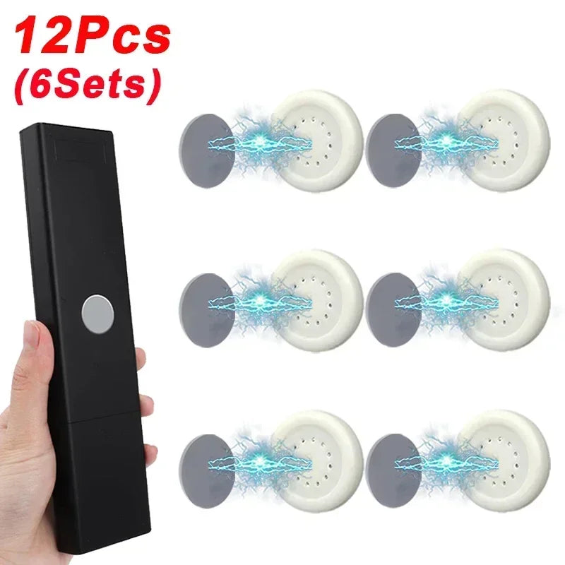New Magnet Powerful Ke Holder Magnetic Hook Ring Iman Homes Offic Hooks Wall-mounted Hanger Remote Control Keys Anti-lost Homes Peaceful Pleasures Health and Wellness 12Pcs-(6Sets) XL