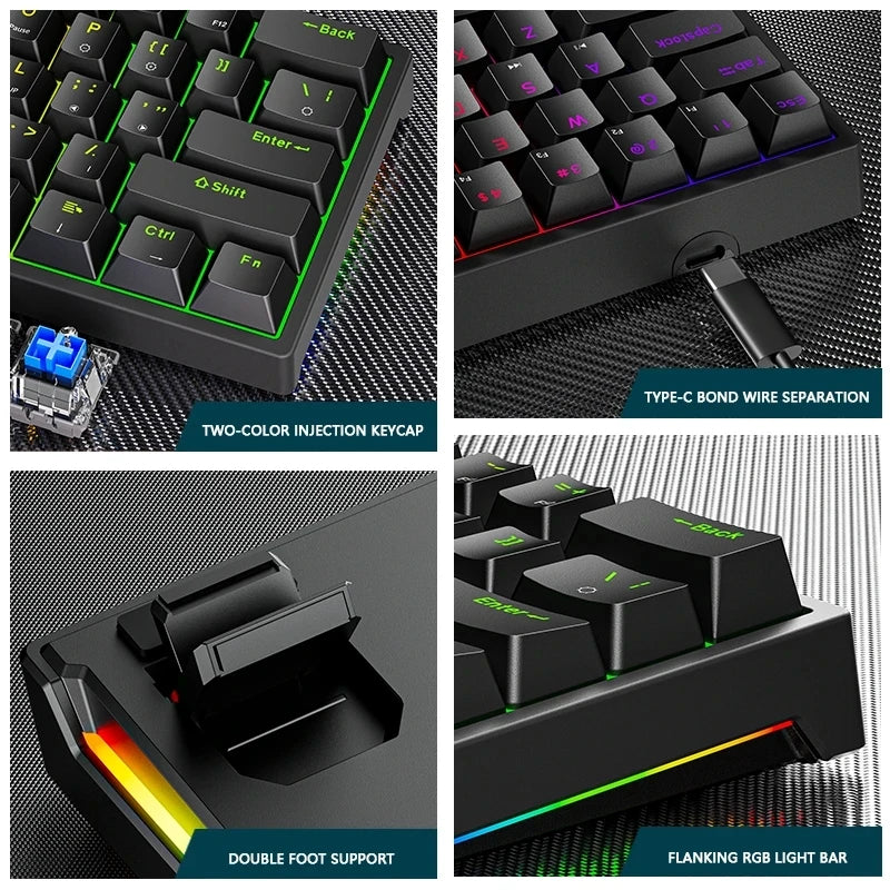 AyeBeau K620 60% RGB Hotswap Mechanical Gaming Keyboard