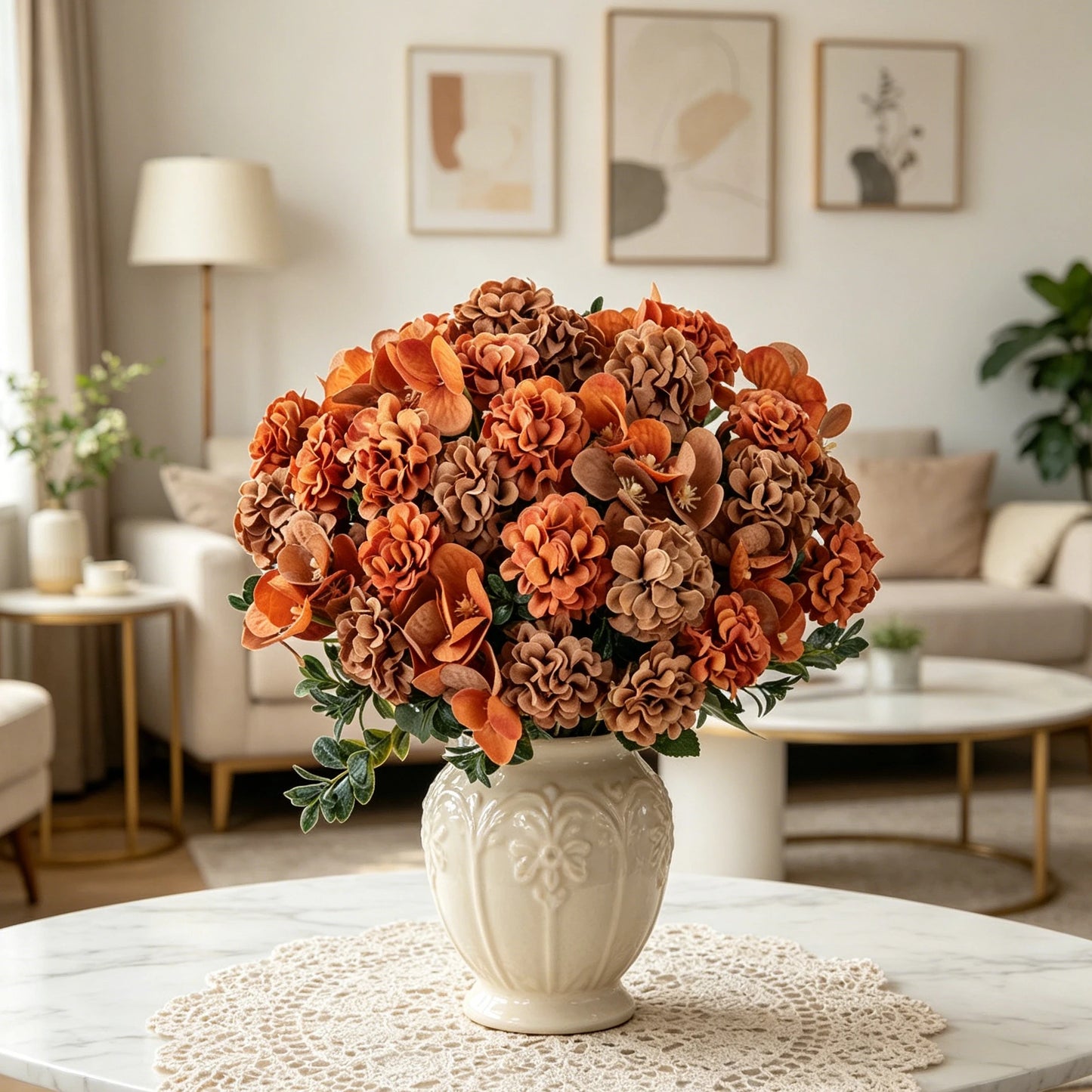 Artificial Silk Hydrangea Bouquet | Wedding & Home Decor