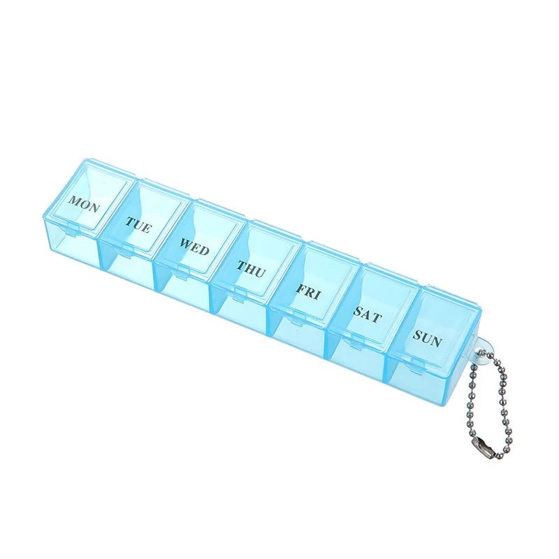 7-Day Weekly Pill Organizer | Portable Tablet Case – 3 Colors