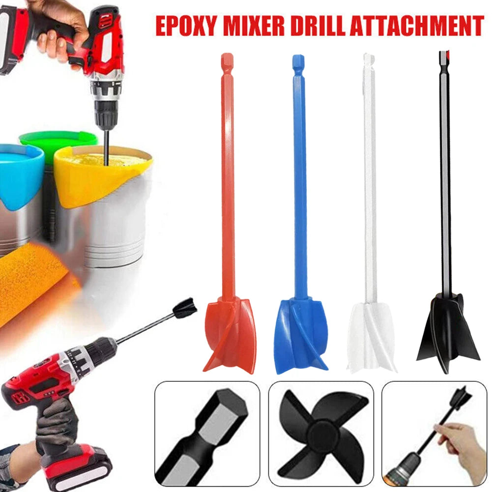 Epoxy Mixer Paint Drill Attachment Paddle Consistency Liquids Resin