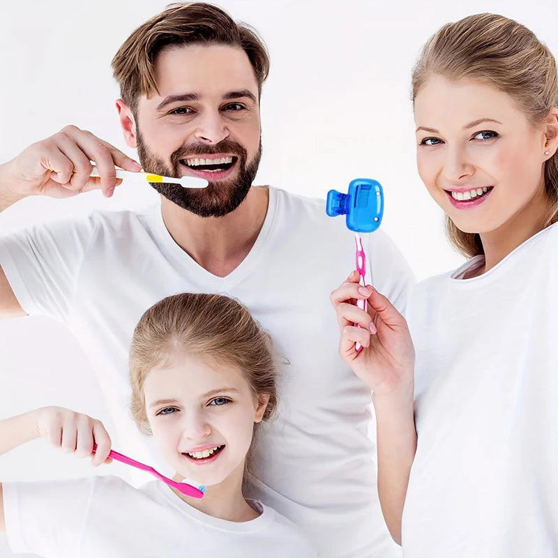 Travel Toothbrush Cap | Protective Plastic Brush Head Cover Case