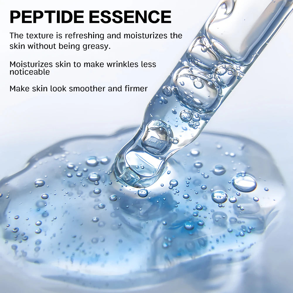 SUYARUN Super Peptide Blue Serum - Advanced Anti-Aging & Firming | Brightening & Elasticity Boost | Intensive Repair Serum. Peaceful Pleasures Health and Wellness