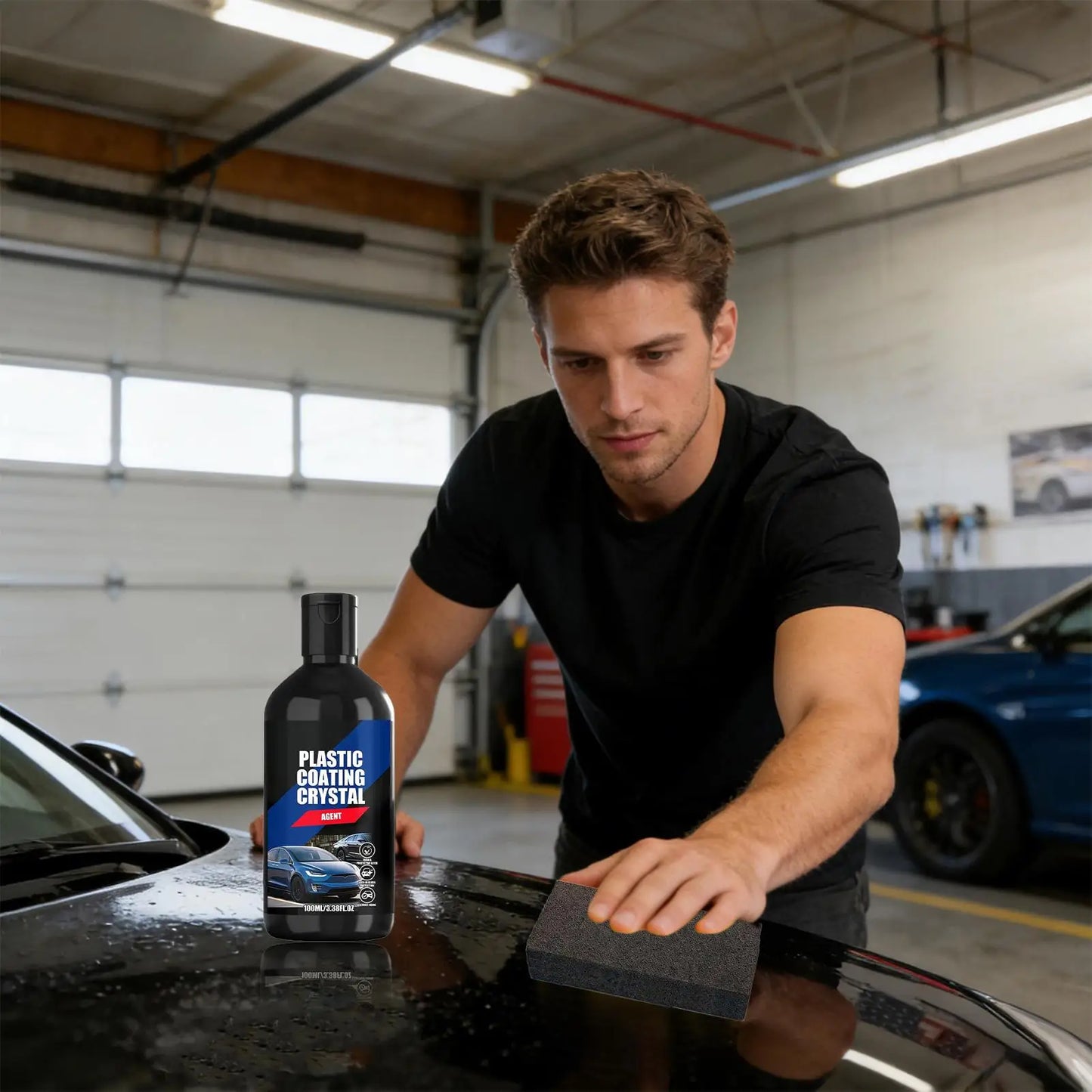 100ml Car Trim Restorer | Scratch Repair Coating for Plastic & Rubber