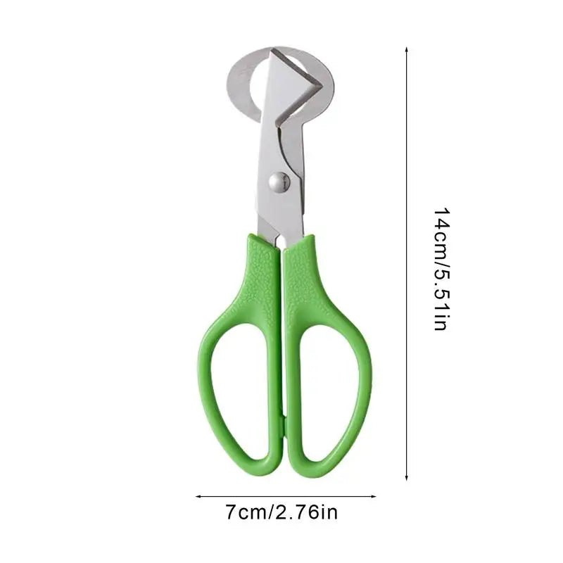 Pigeon Quail Open Crack Small Egg Shell Scissor Cut Bird Eggshell Separator Cigar Cutter Opener Tool Clipper Kitchen Tools Peaceful Pleasures Health and Wellness